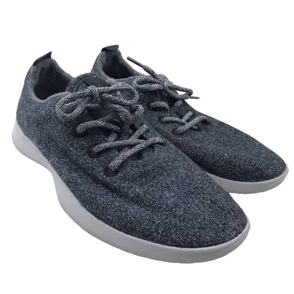 Allbirds Wool Runners Mens Size 10 Dark Gray Merino Wool Low Top Running Shoes - Picture 1 of 16